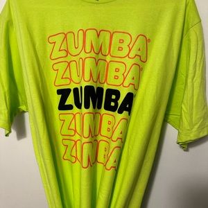 Zumba fitness tee one size NEW!
